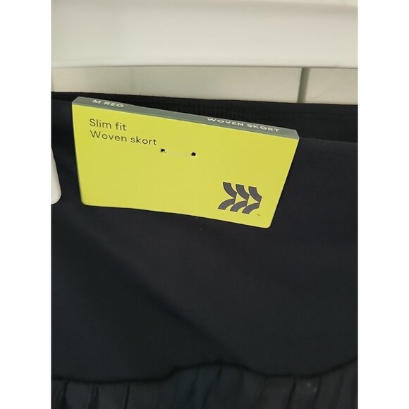 All In Motion Women's Skort Black Micro Pleated Tennis Sport Now Size Medium - Picture 10 of 10